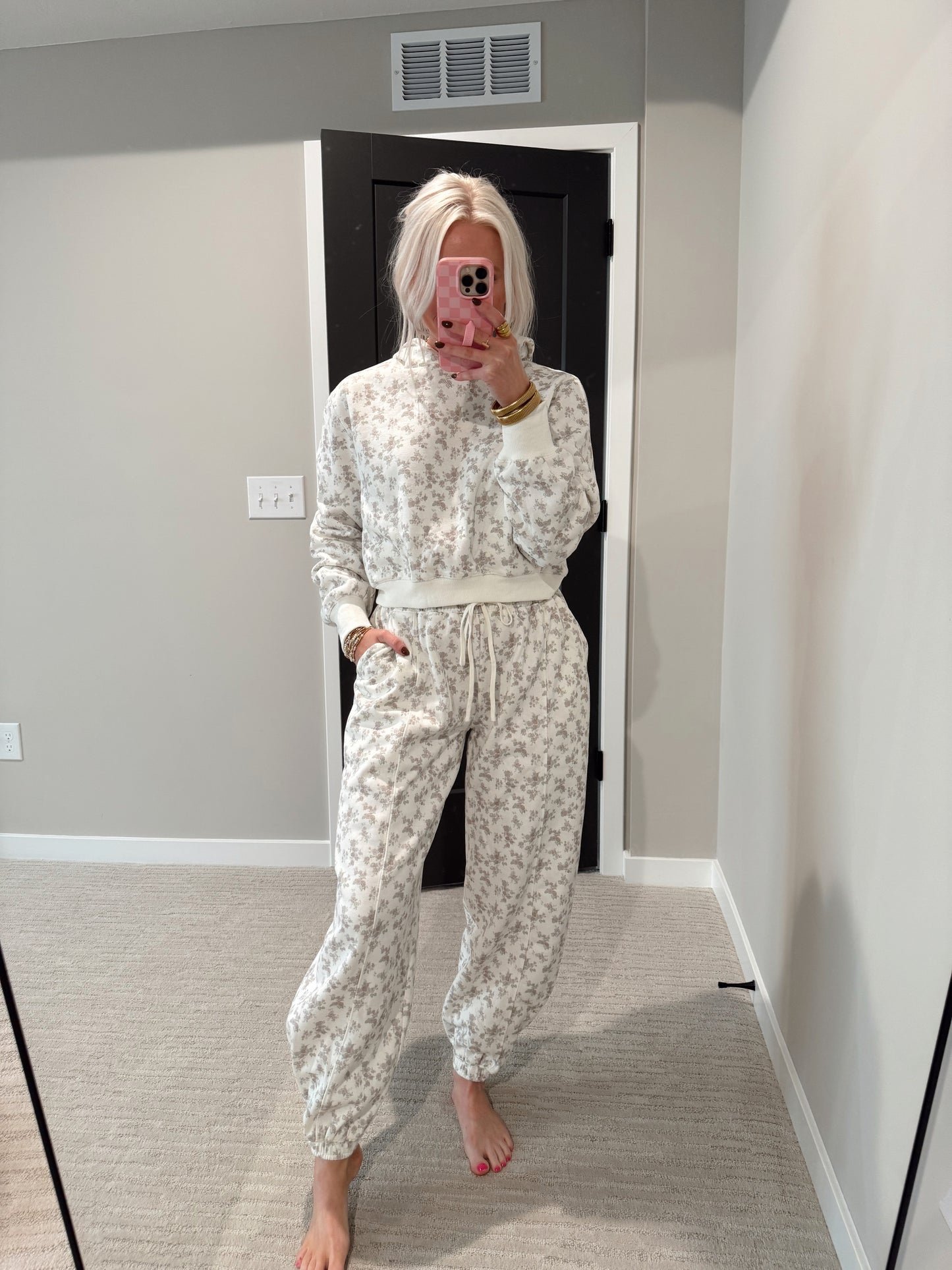 Drew Dried Rose Jogger Set
