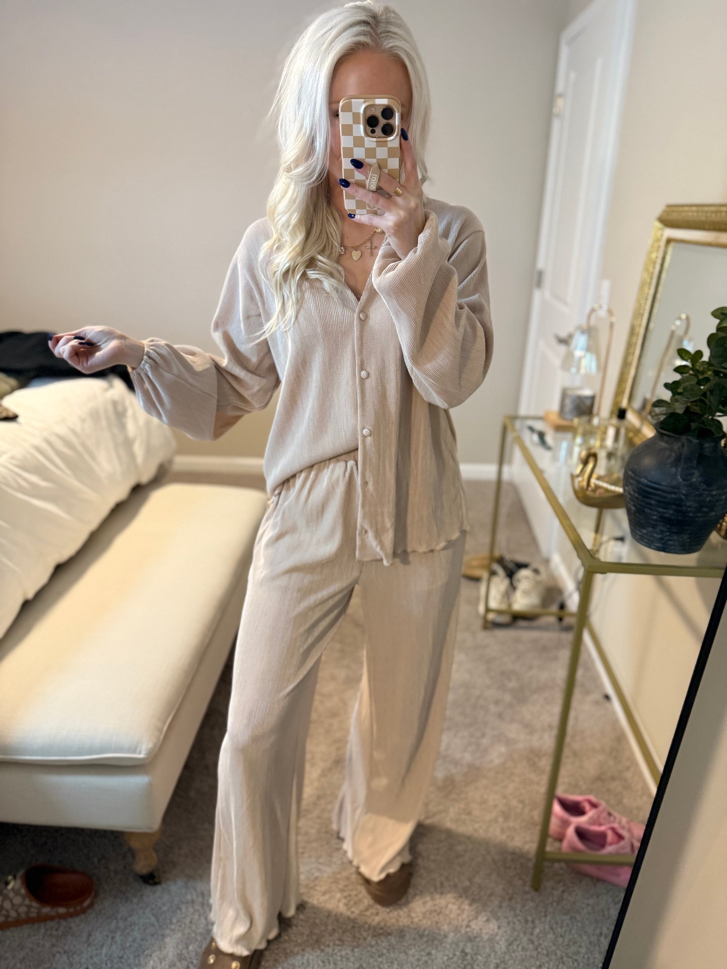 Champagne Two-Piece Set