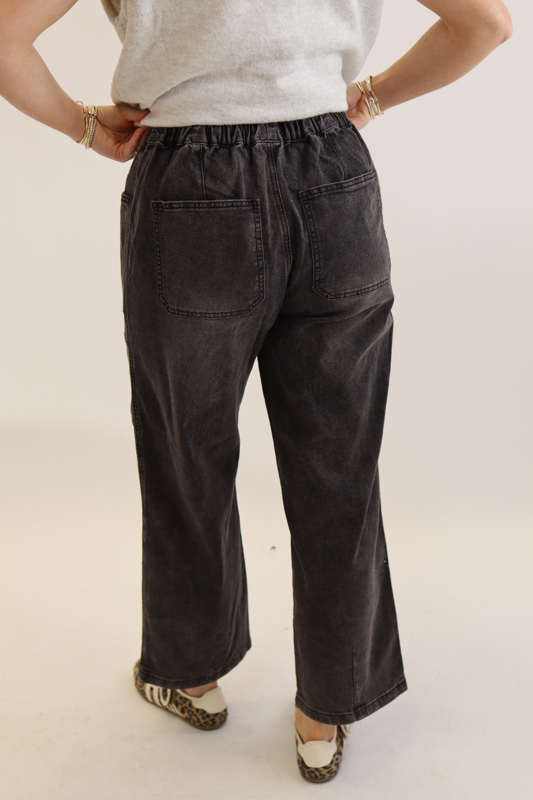 Blaine Washed Black Denim
