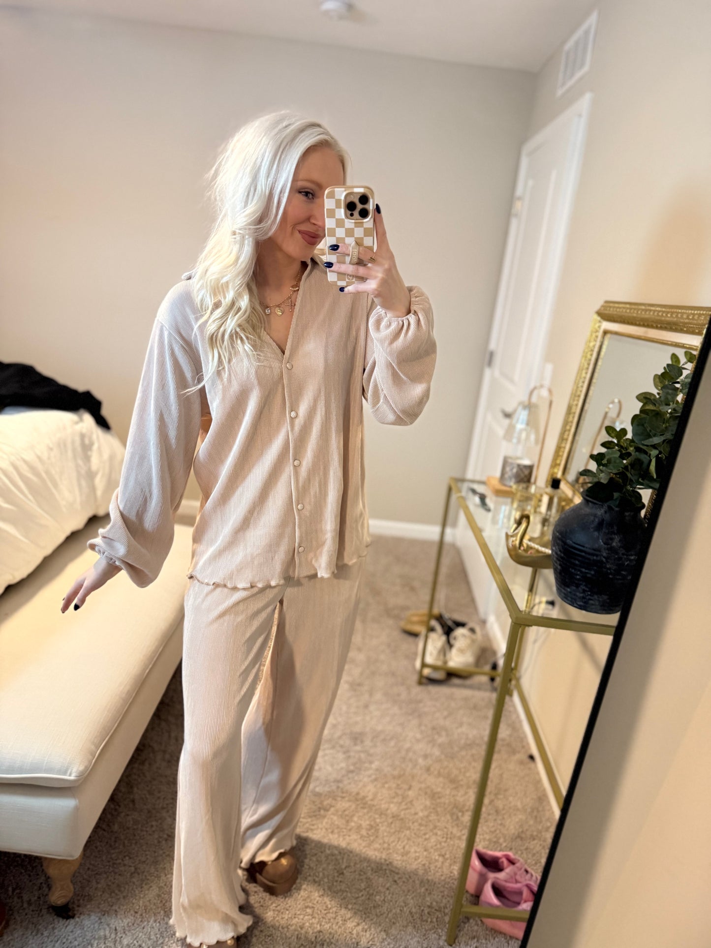 Champagne Two-Piece Set