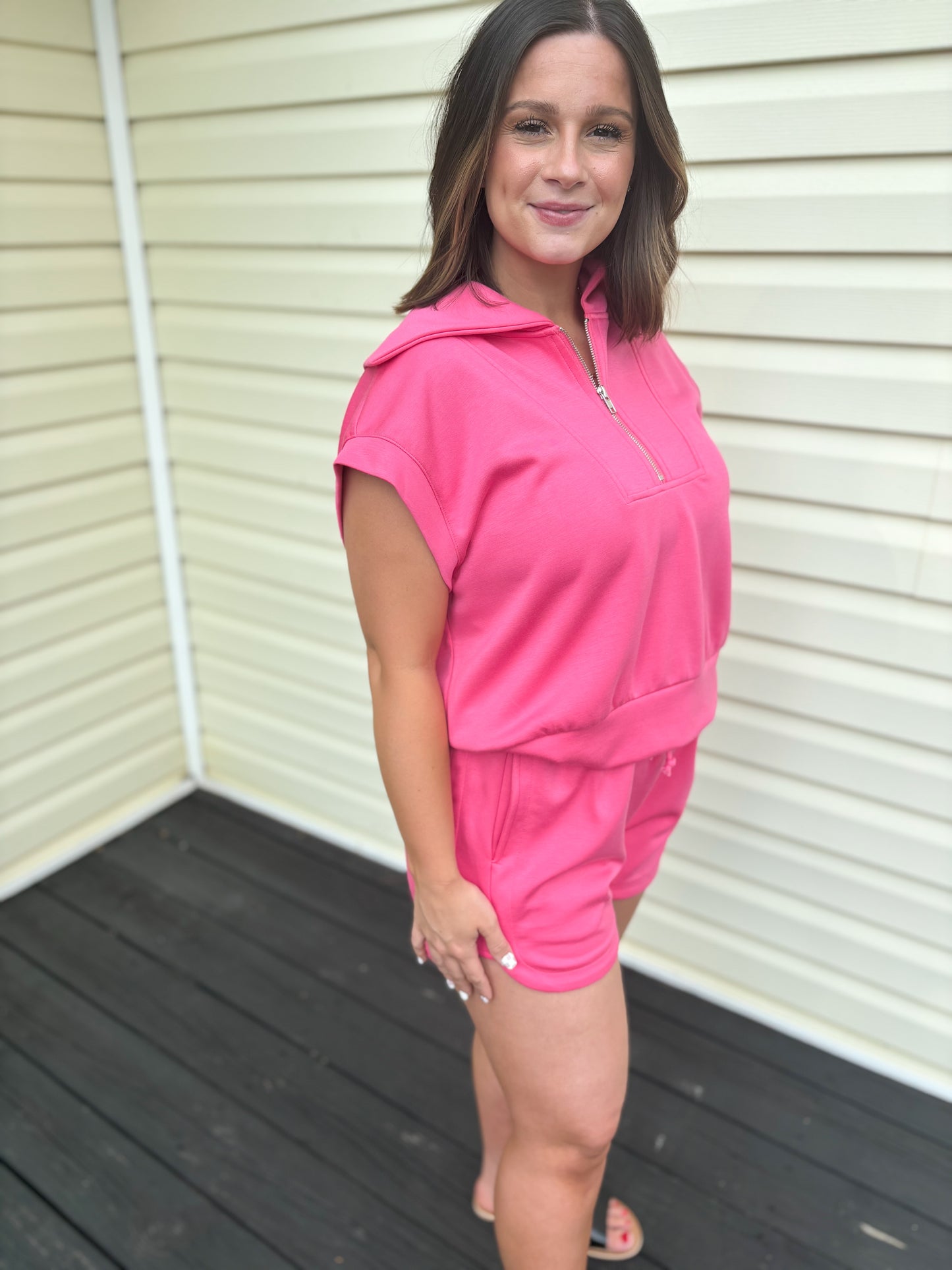 Blake Hot Pink Short Set