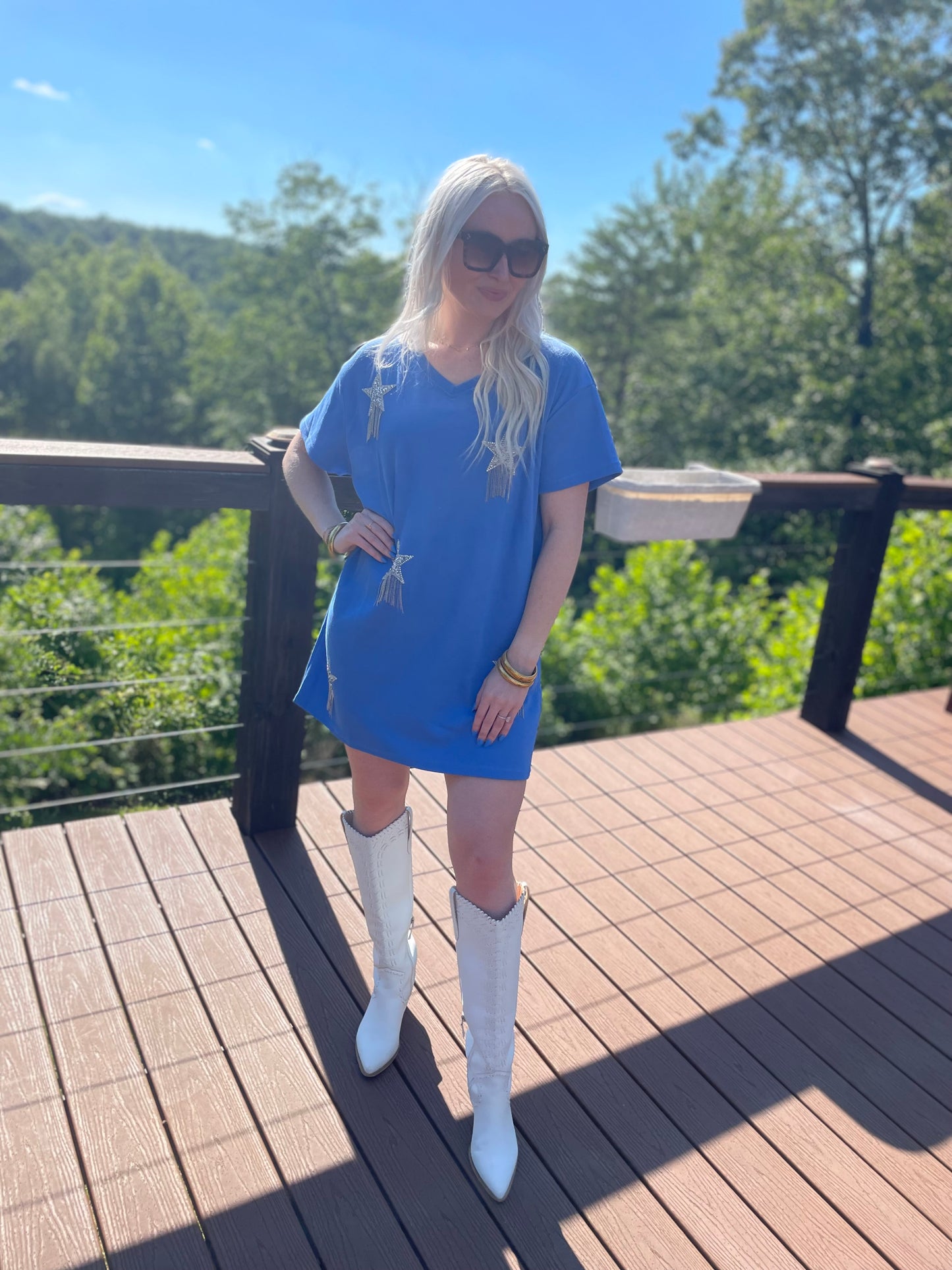 Rhinestone Star Dress