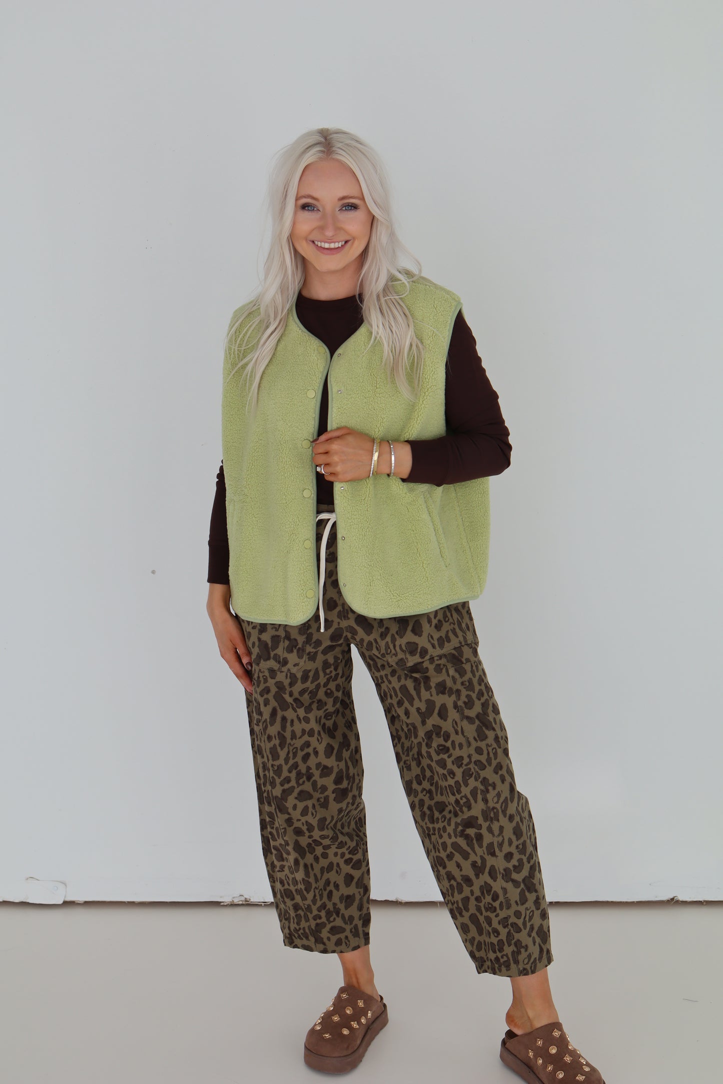 Chaney Cheetah Barrel Pant