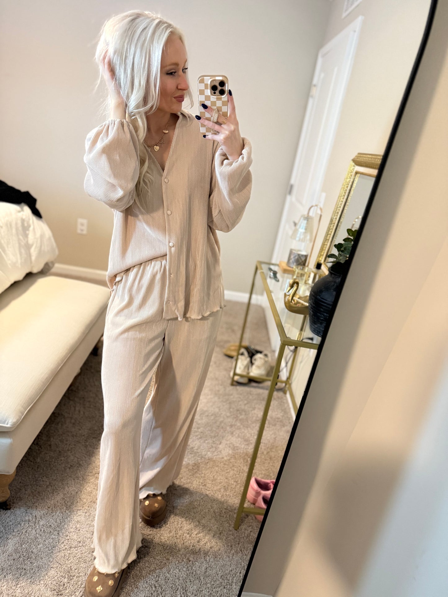 Champagne Two-Piece Set
