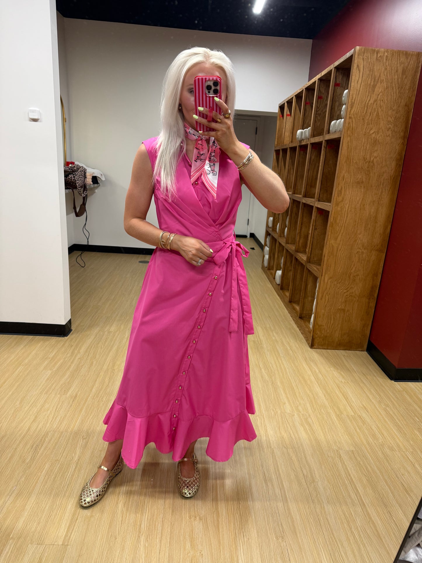 Renee Pink Midi