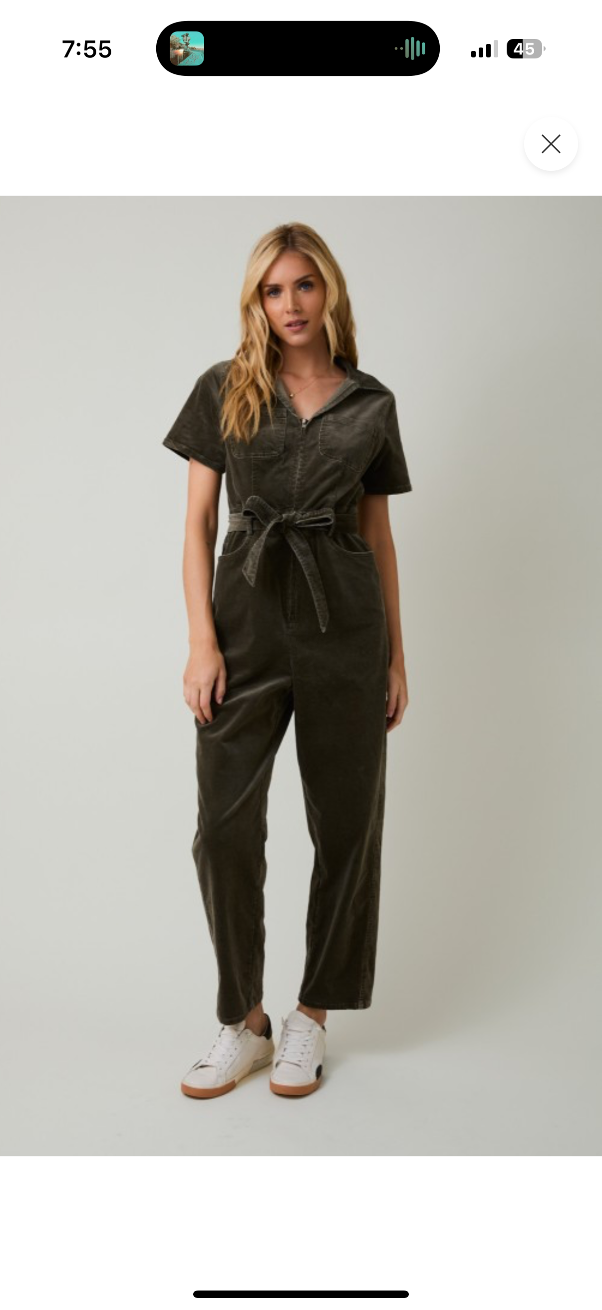 Opal Olive Utility Jumper