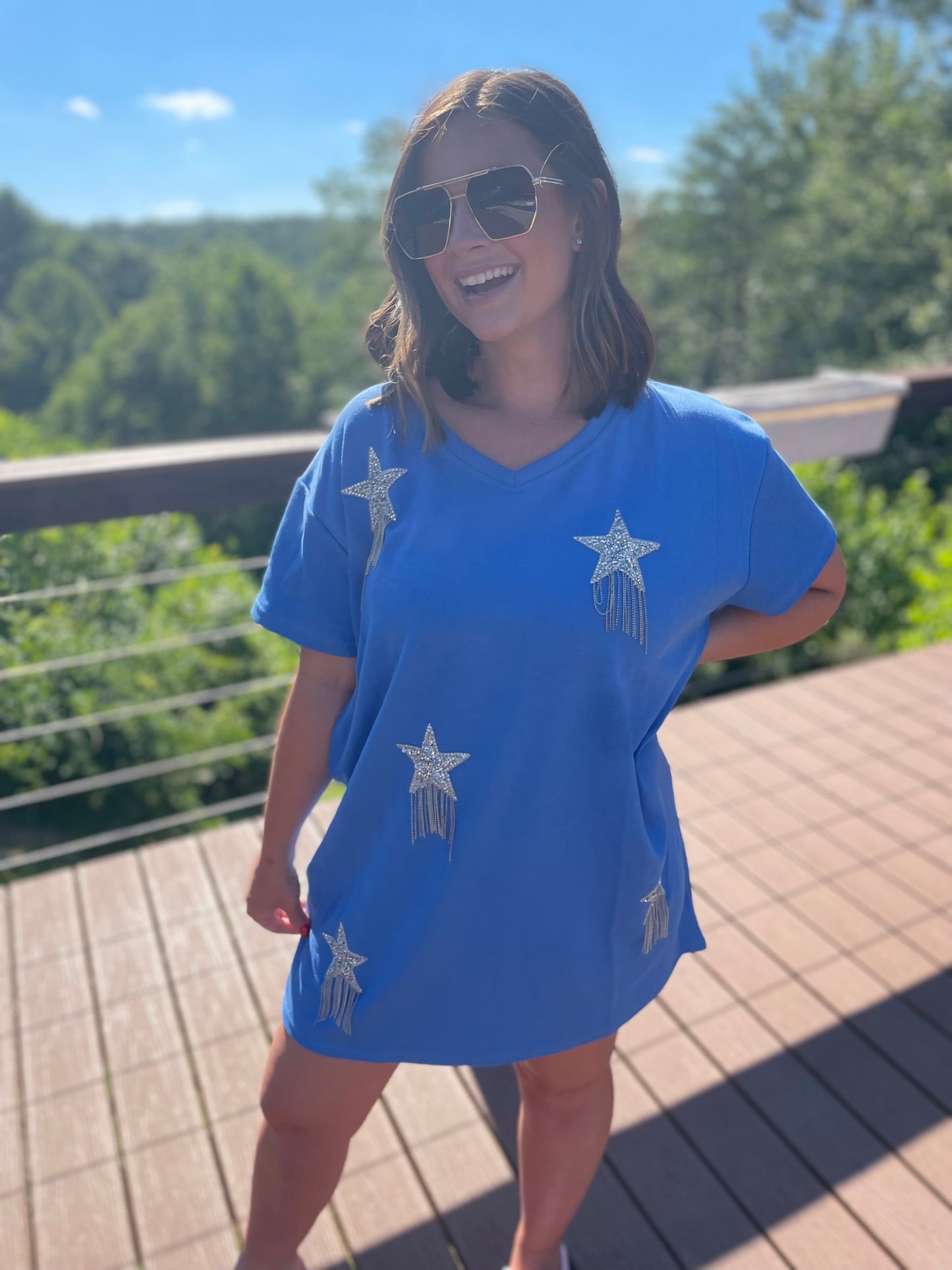 Rhinestone Star Dress