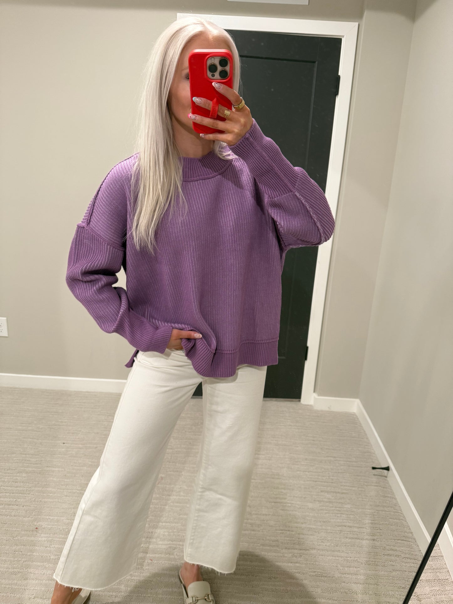 Mellisa Ribbed Round neck Sweater