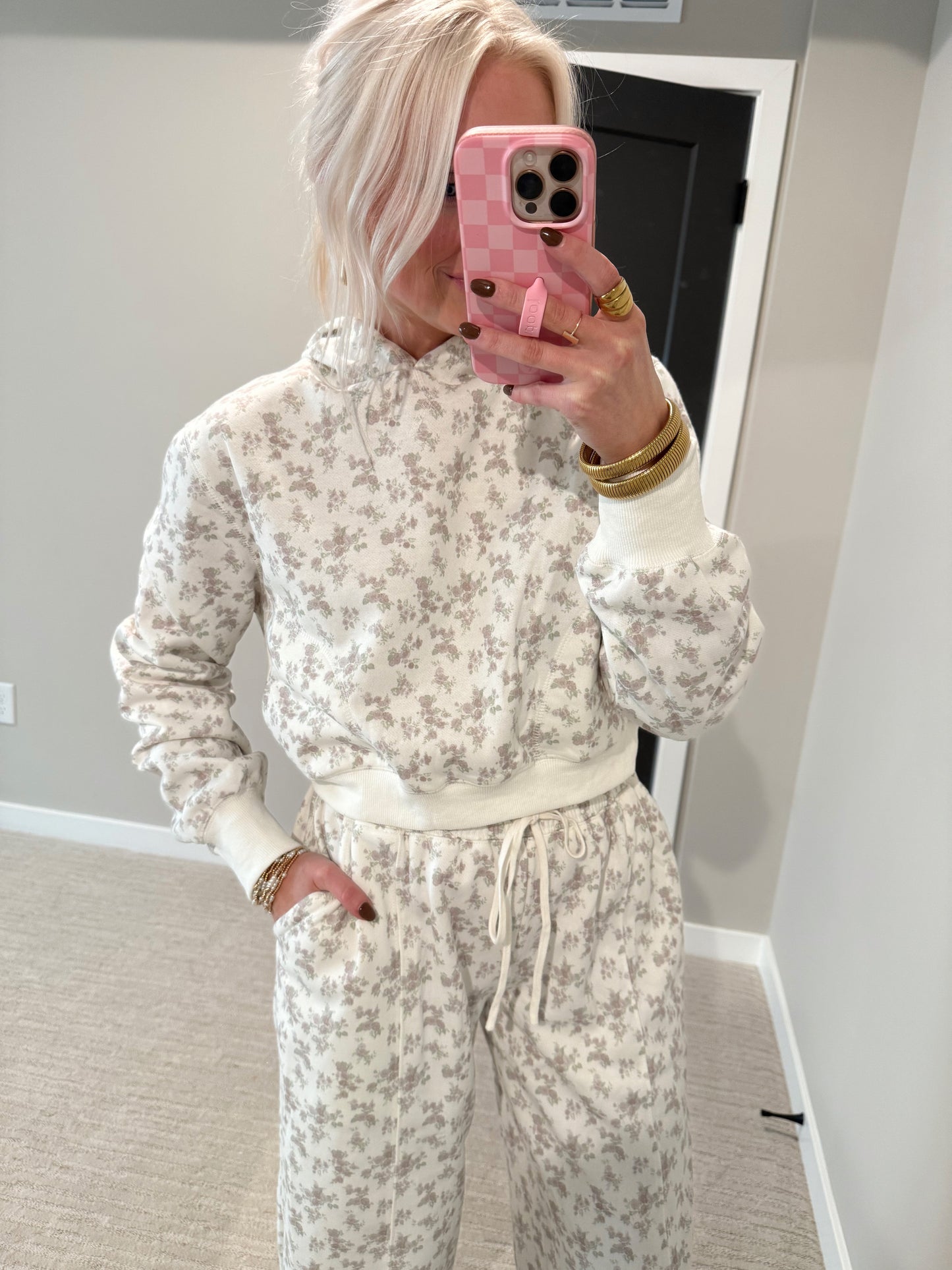 Drew Dried Rose Jogger Set