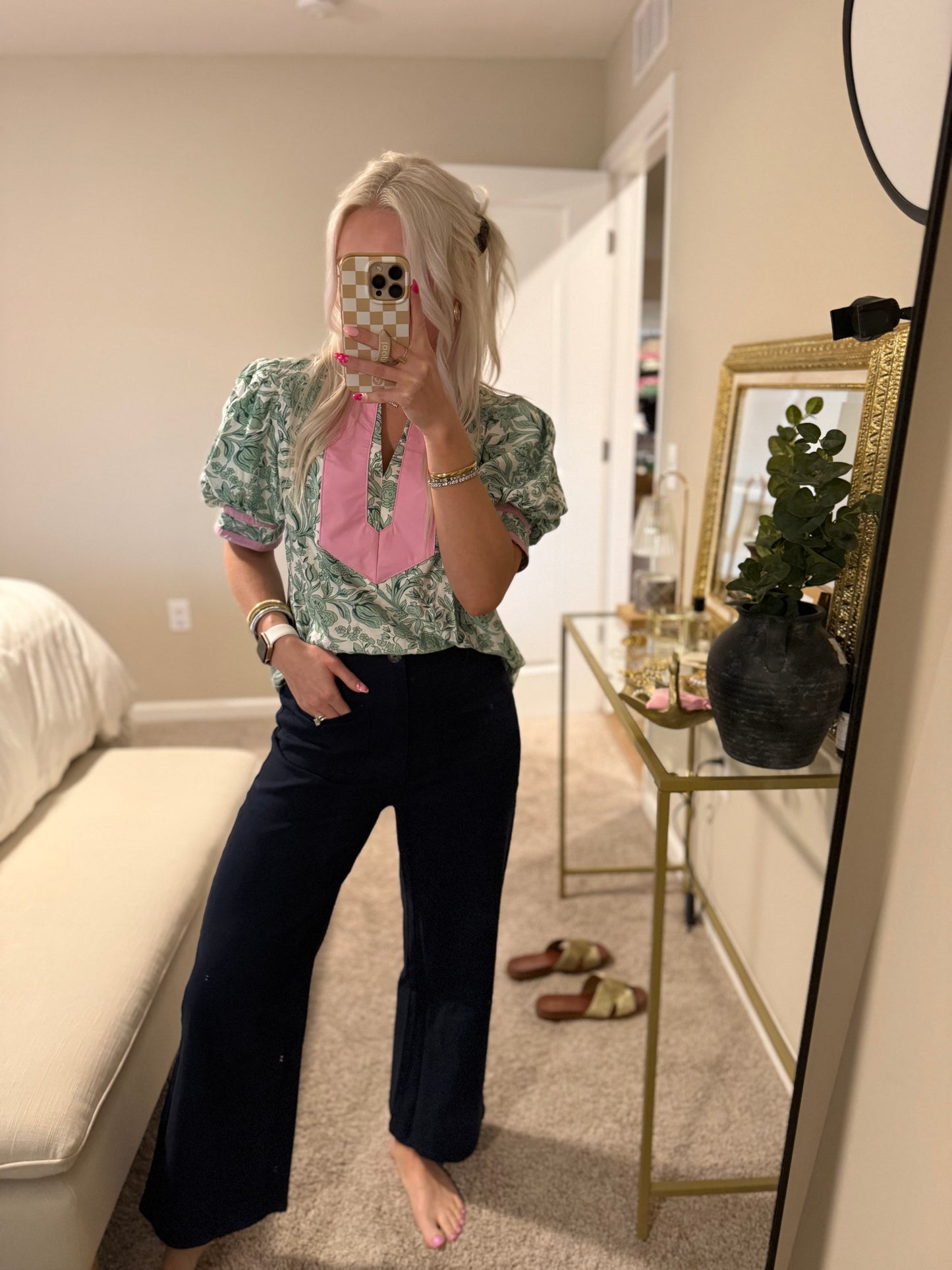 Nat Navy Pocket Denim