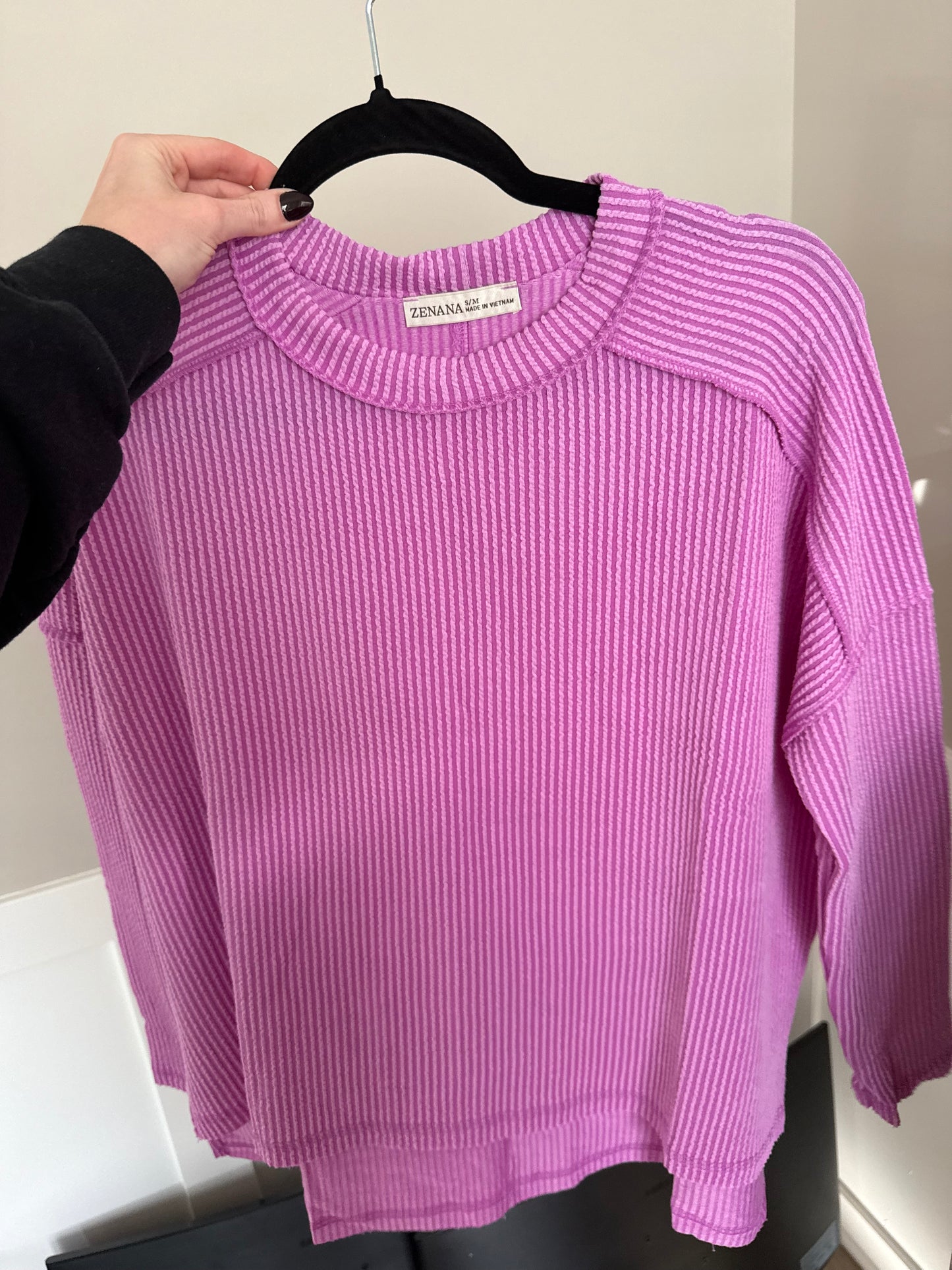 Rosie Ribbed Long Sleeve