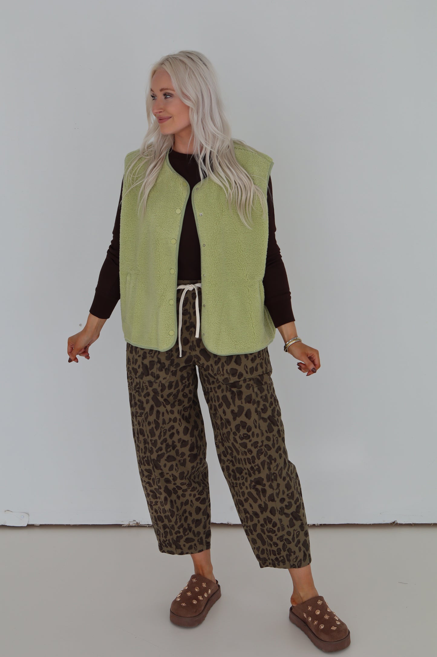 Chaney Cheetah Barrel Pant