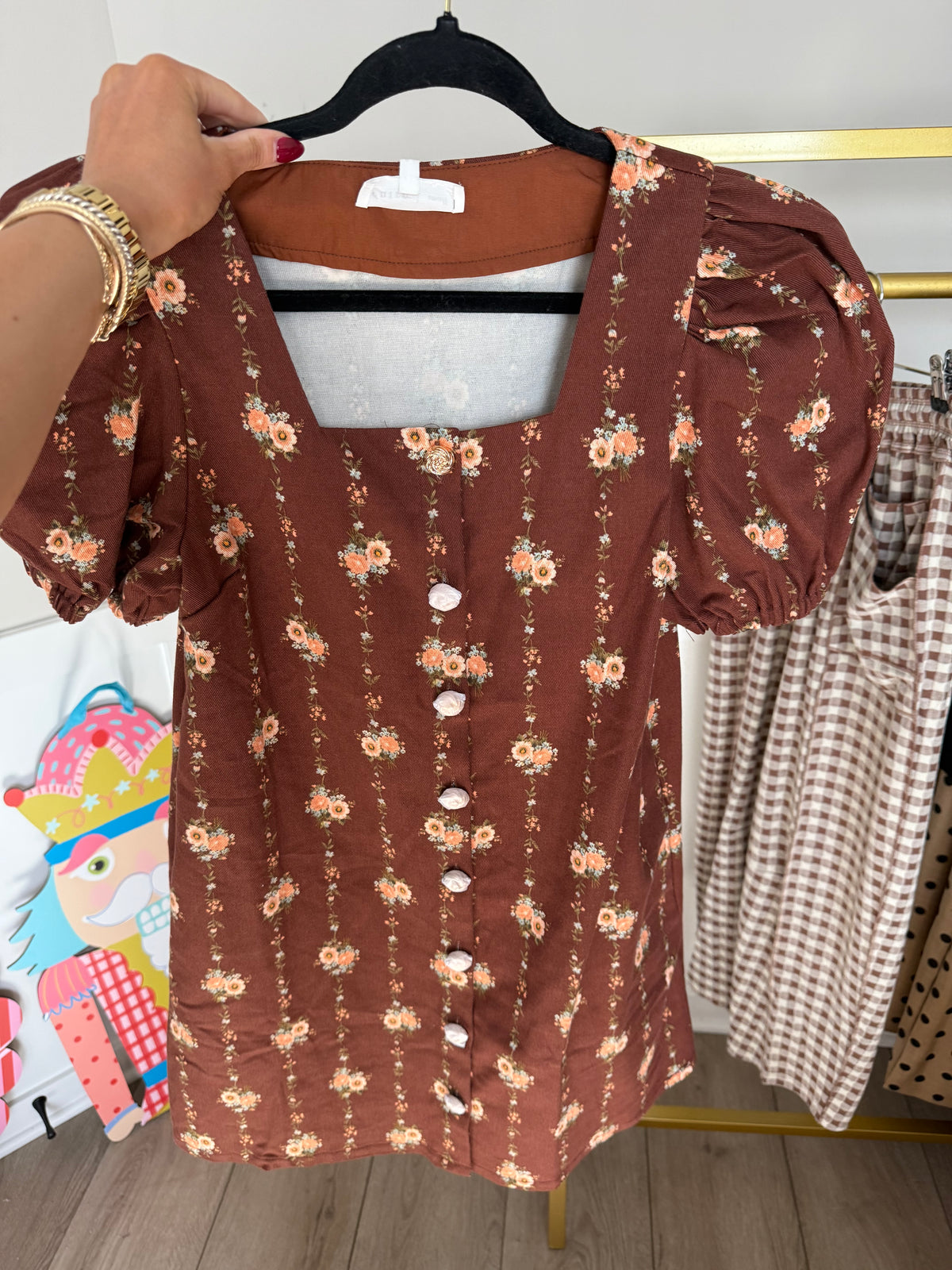 Bonnie Floral Brown Mini
