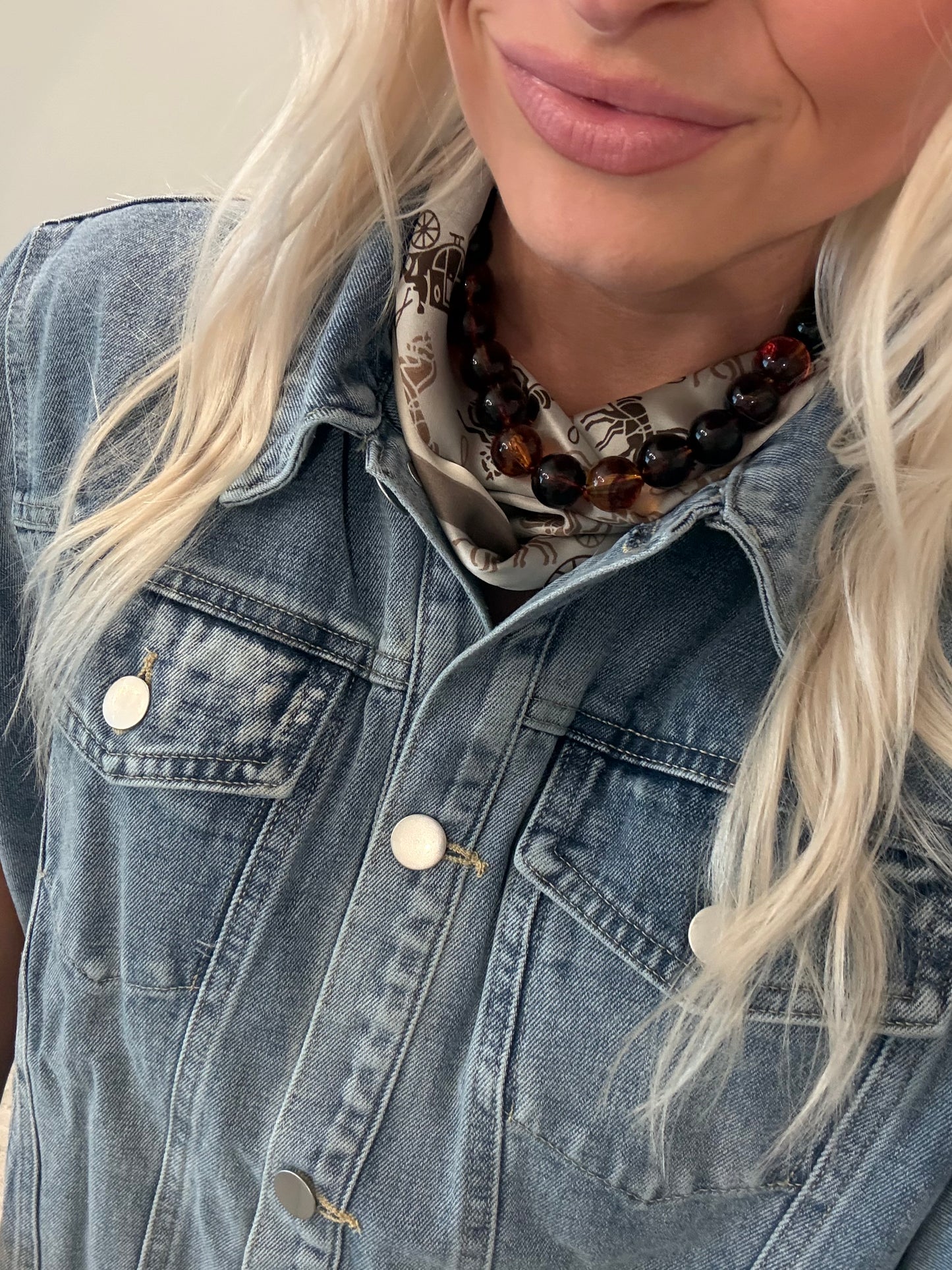 Dally Denim Cape