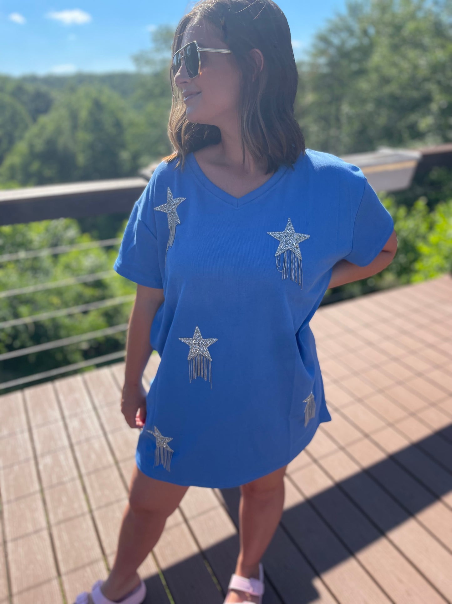 Rhinestone Star Dress