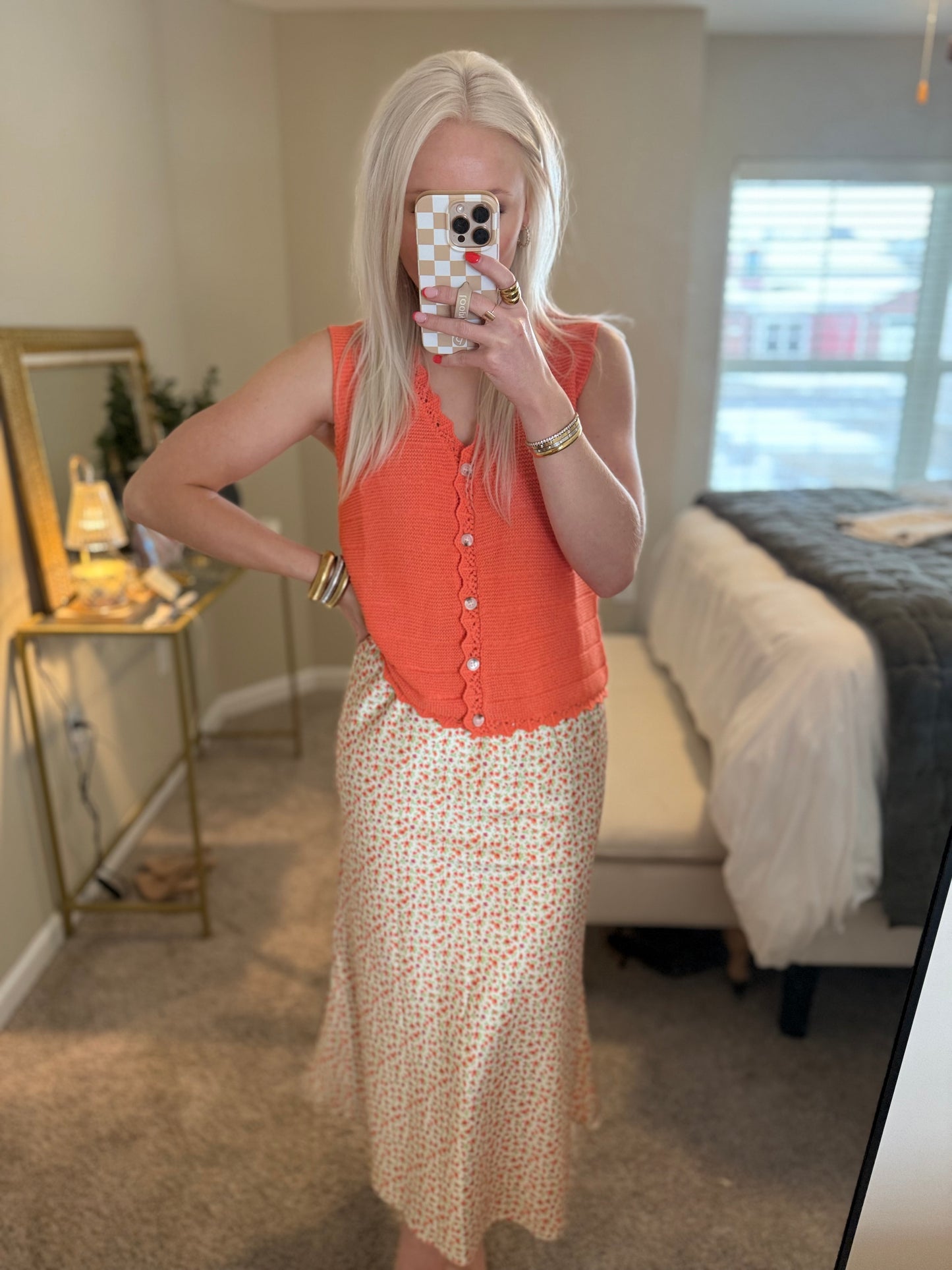 Sunkist Midi Skirt