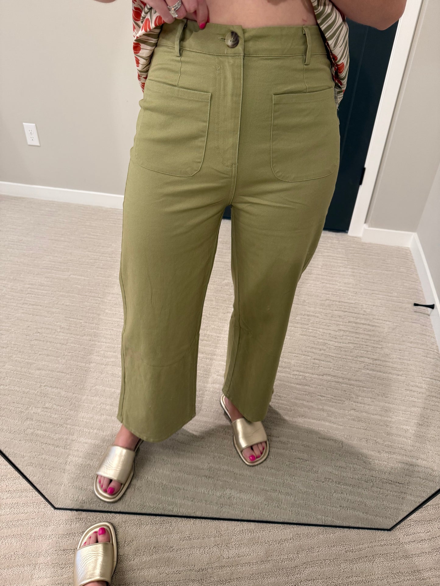 Lt. Olive Pocket Pant