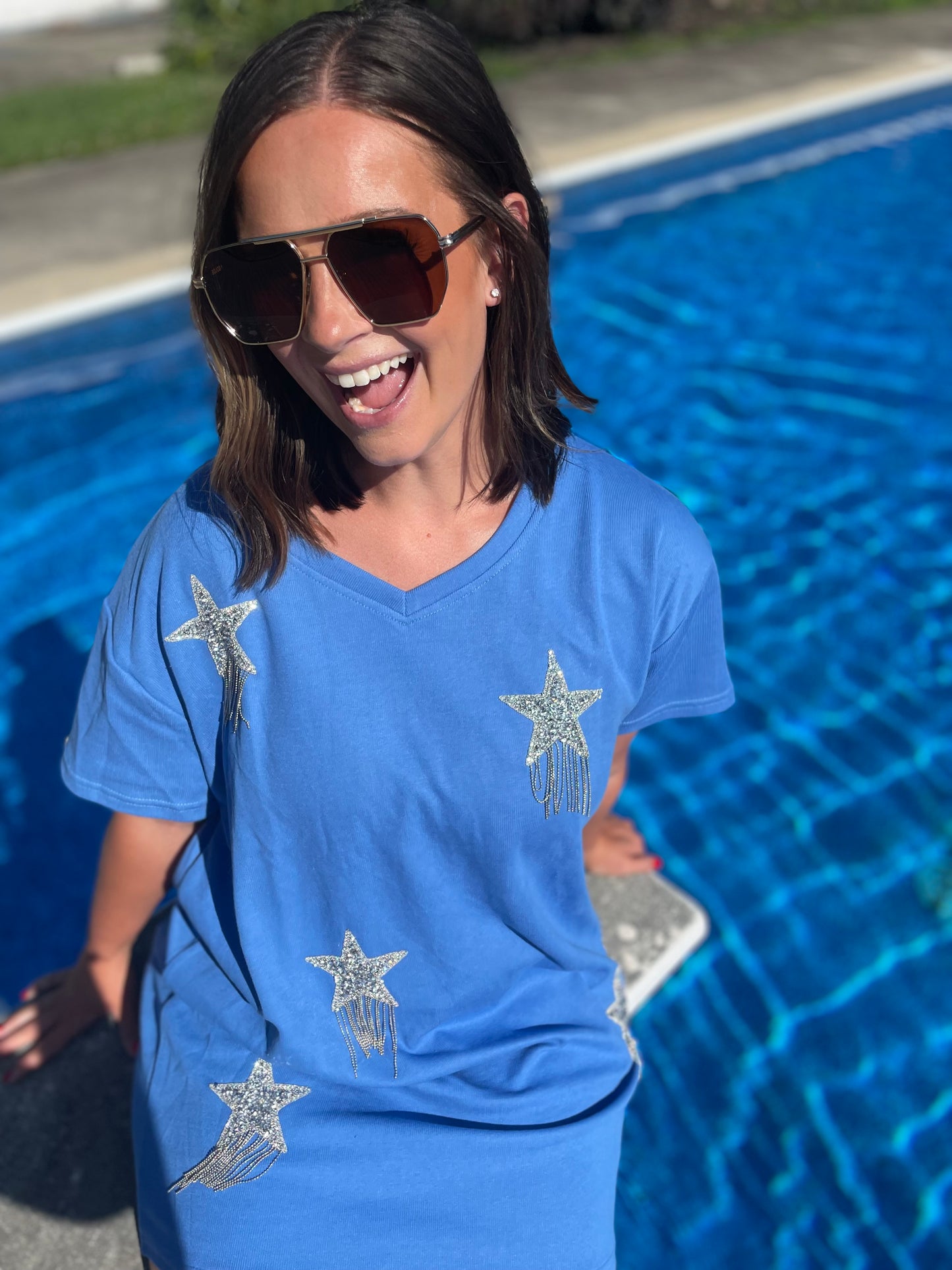 Rhinestone Star Dress