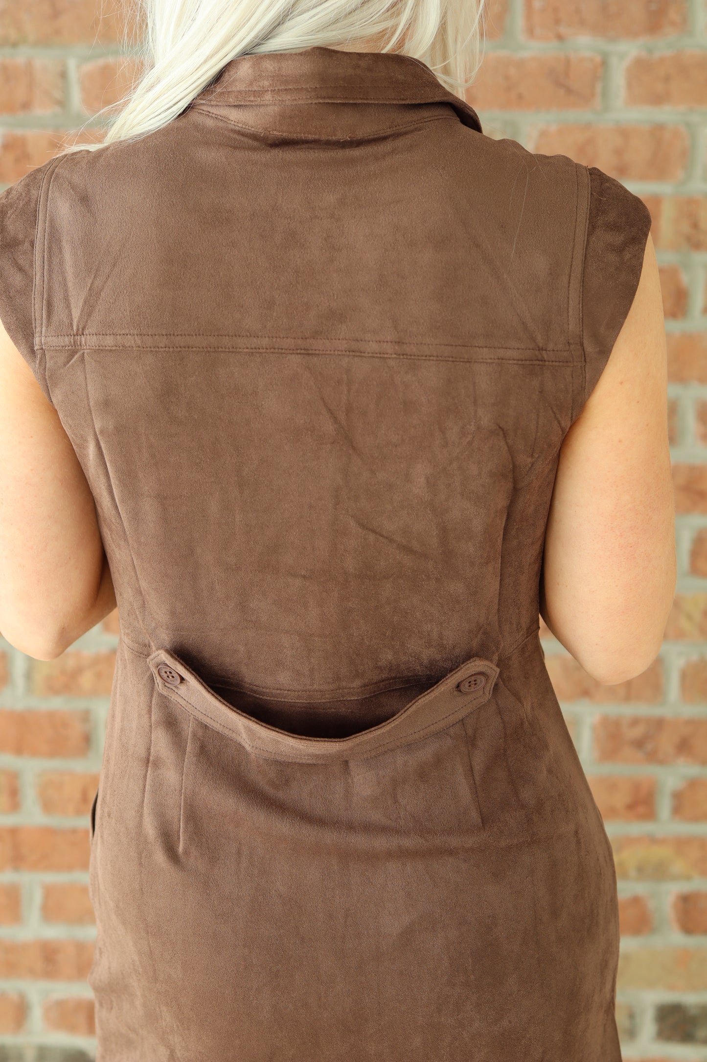 Dark Brown Suede Mini