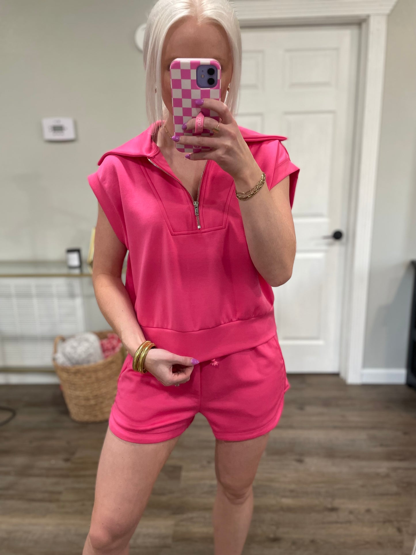 Blake Hot Pink Short Set