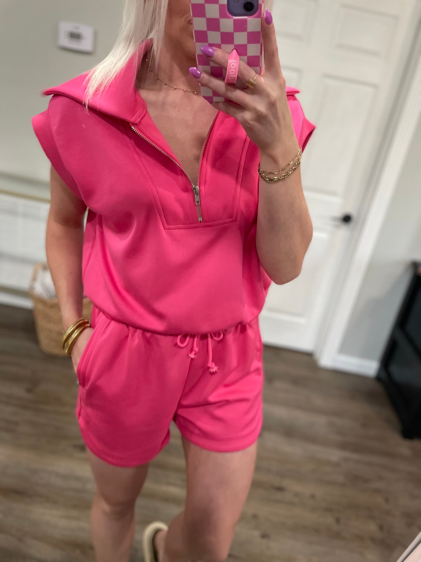 Blake Hot Pink Short Set