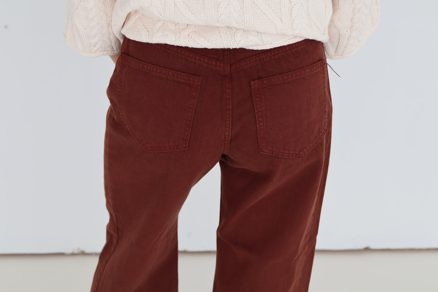 Cinnamon Barrel Twist Denim