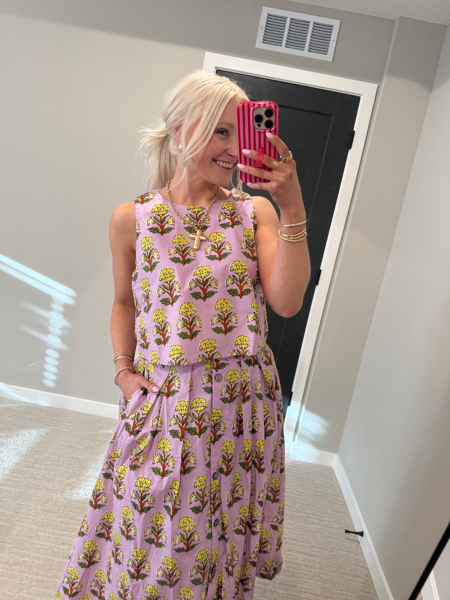 Lavender Honeysuckle Midi Set