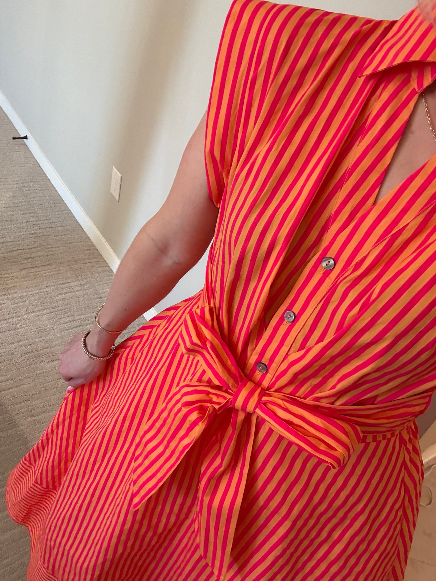 Hattie Hot Pink Midi