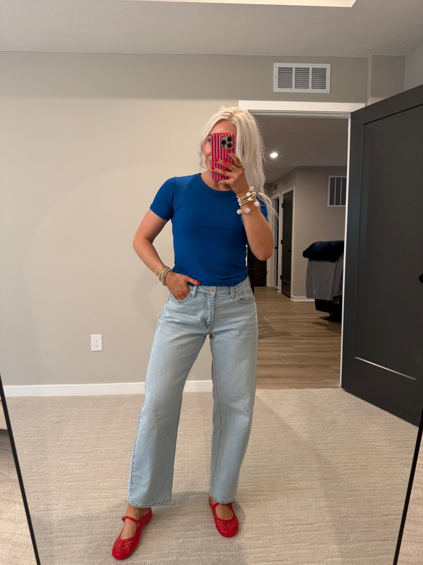 Rebecca Ribbed Tee