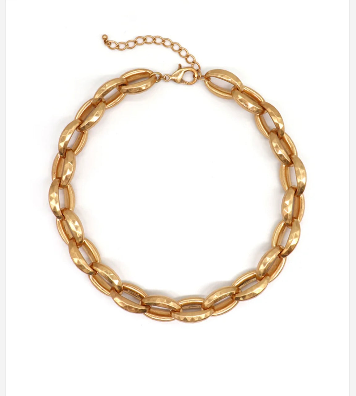 Gold Link Chain Necklace