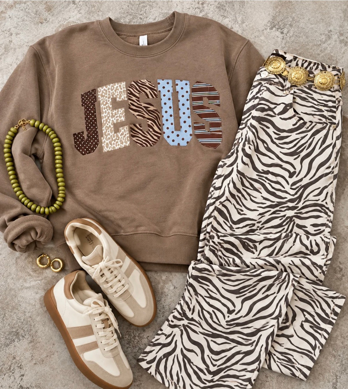 JESUS Chocolate Sweatshirt
