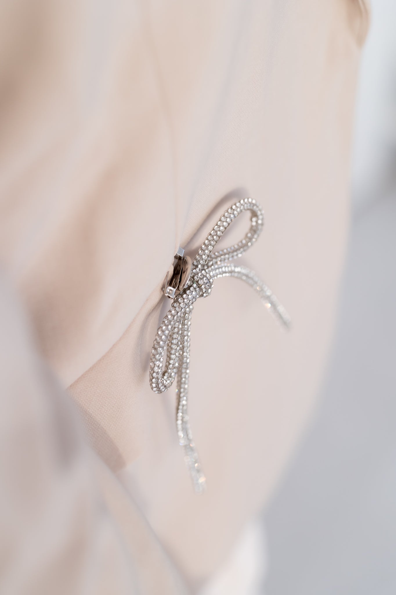 Tori Taupe Blazer w/ Bows