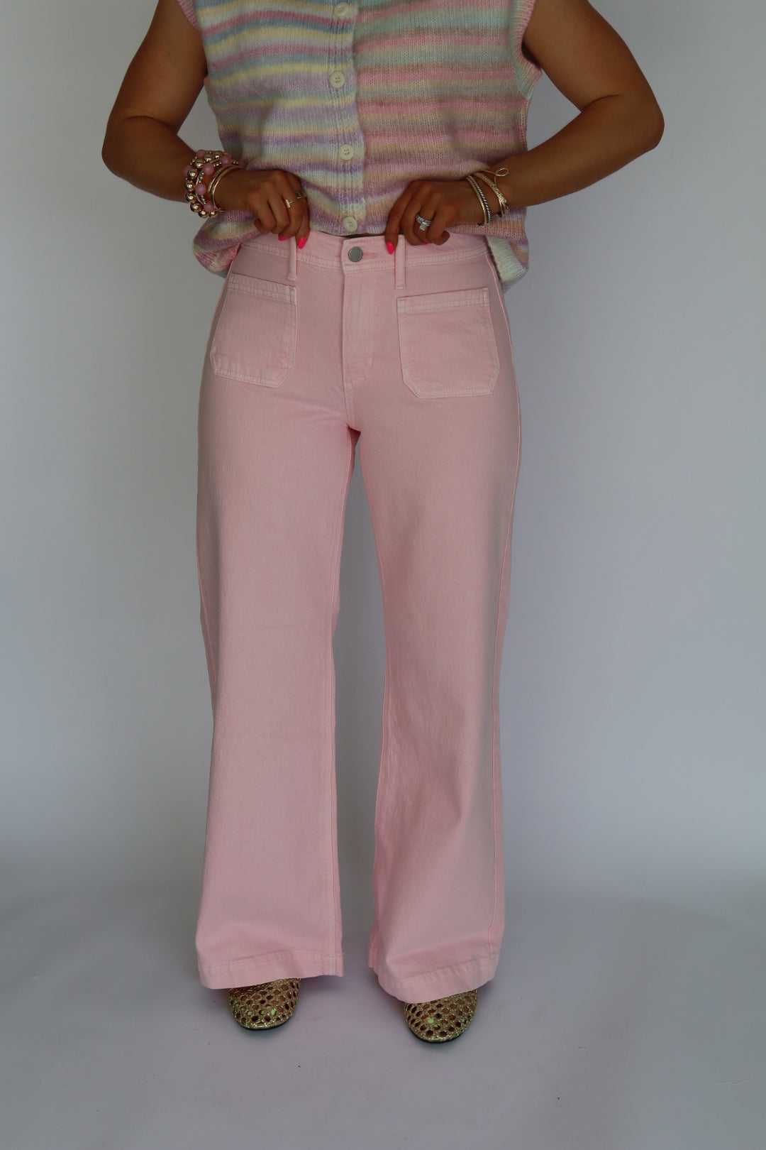 Washed Pink Denim