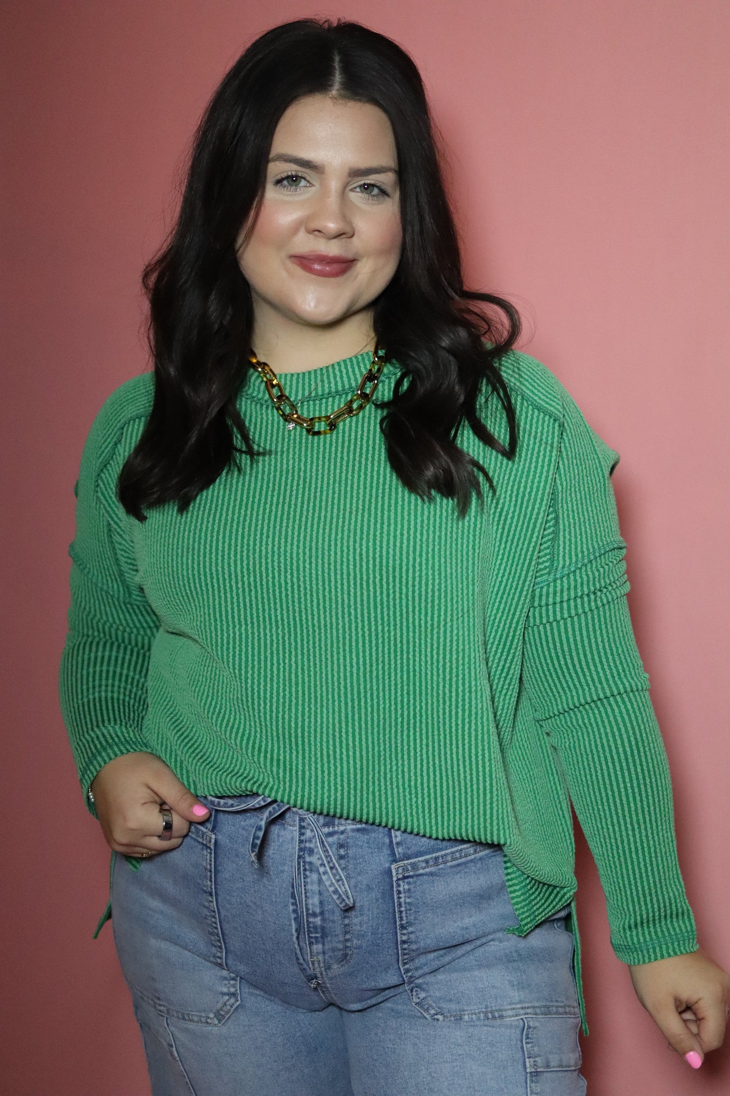 Rosie Ribbed Long Sleeve