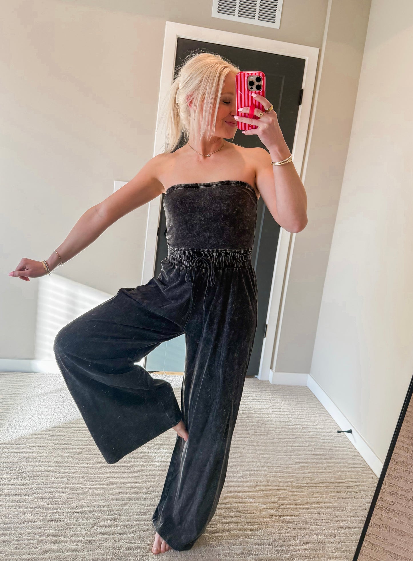 Midnight Drift Acid Wash Jumper