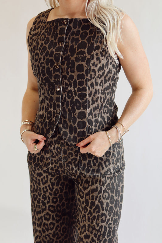 Lawson Leopard Vest