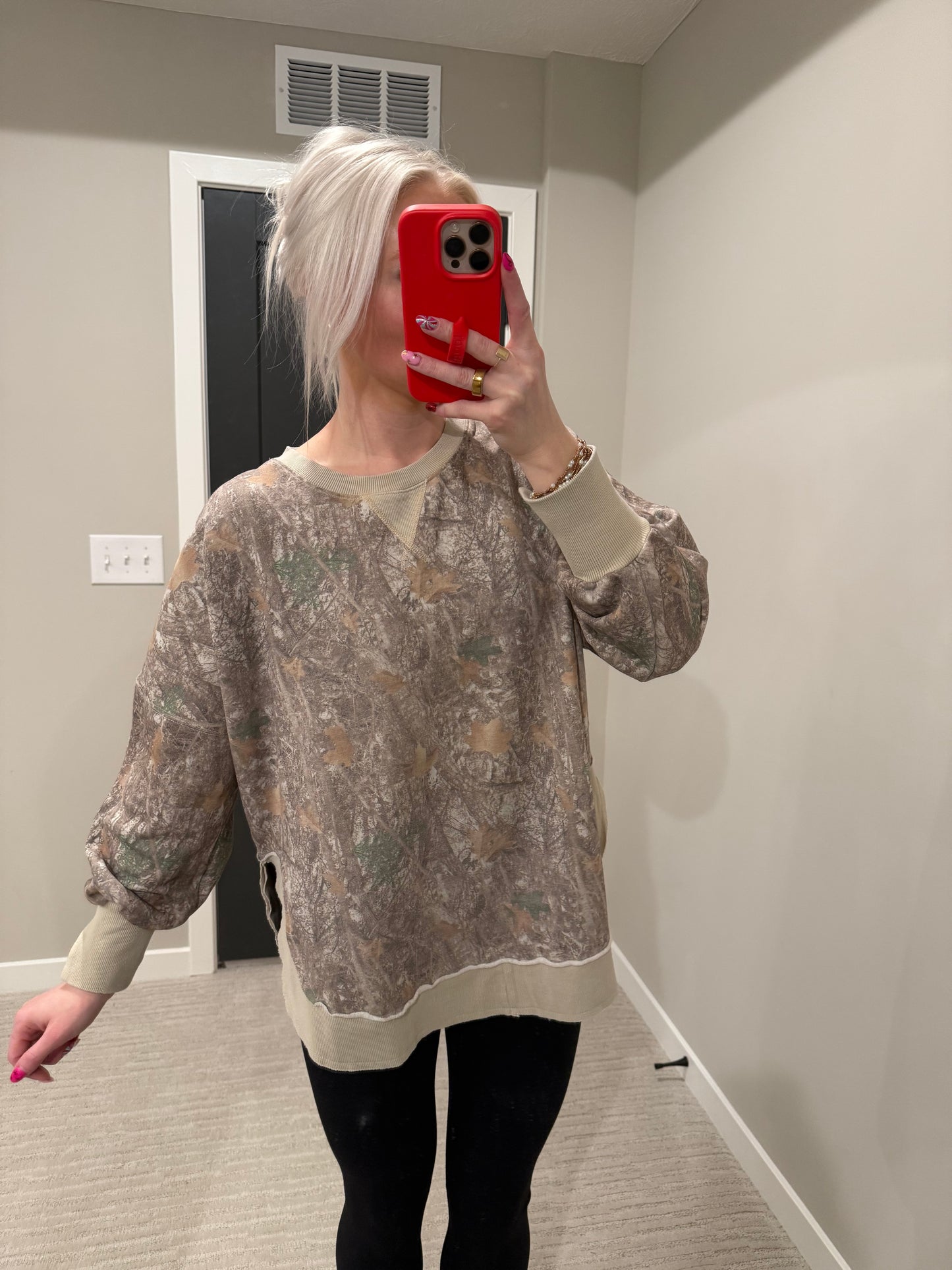 Joss Camo Crewneck