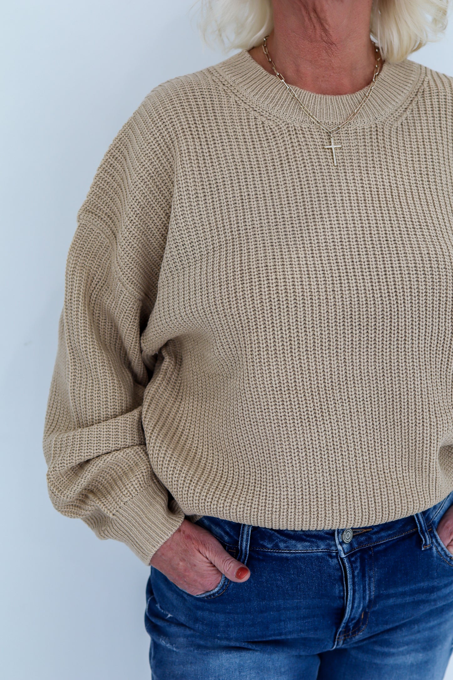 Iced Carmel Sweater Top