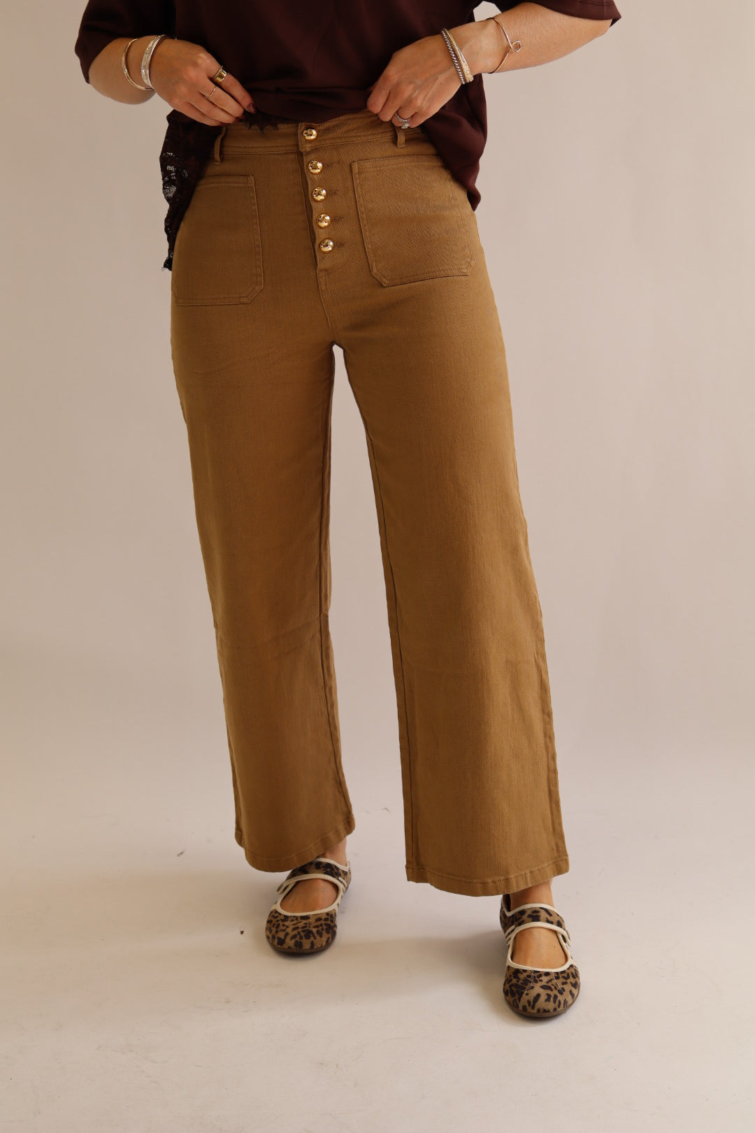 Connor Gold Button Denim