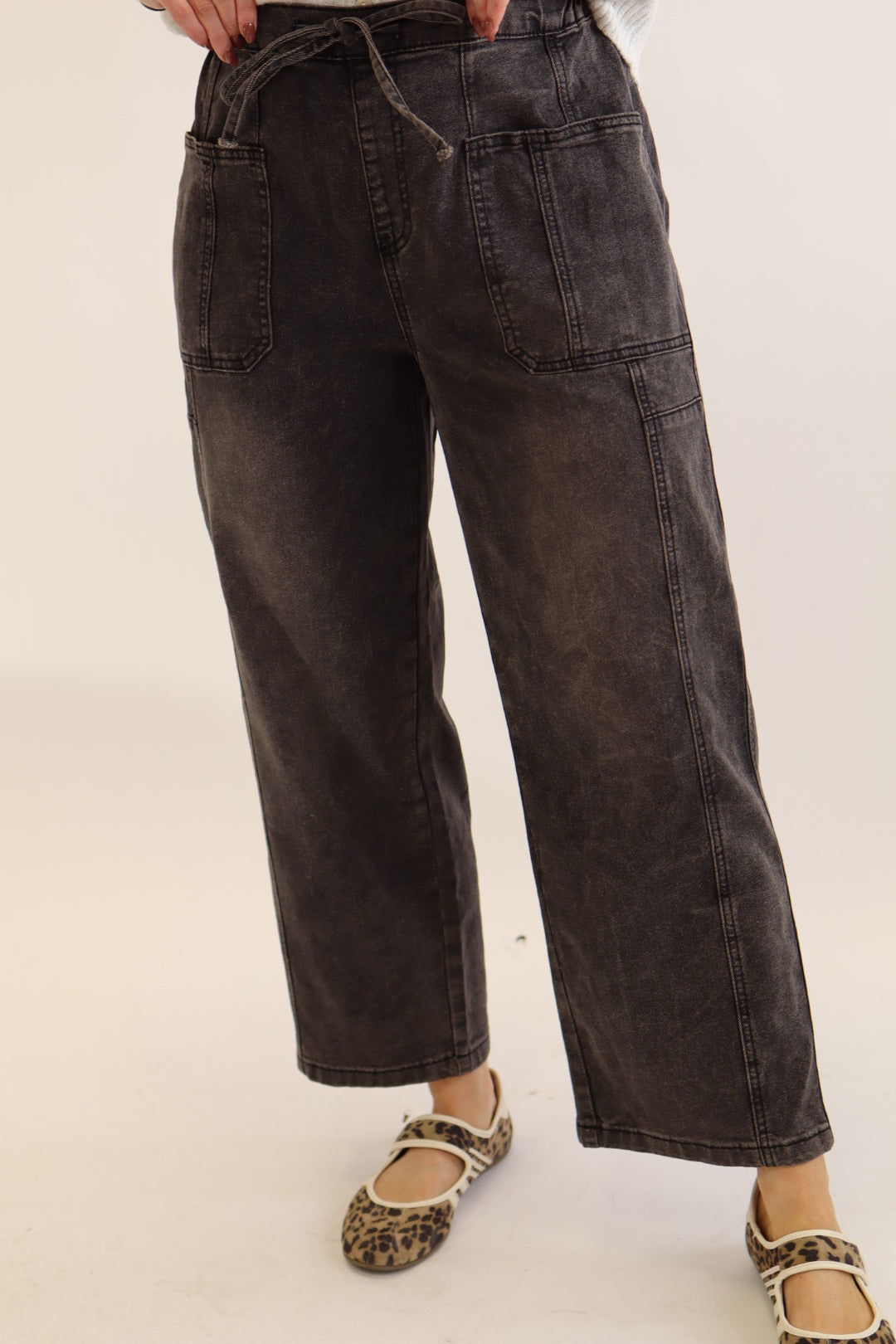 Blaine Washed Black Denim