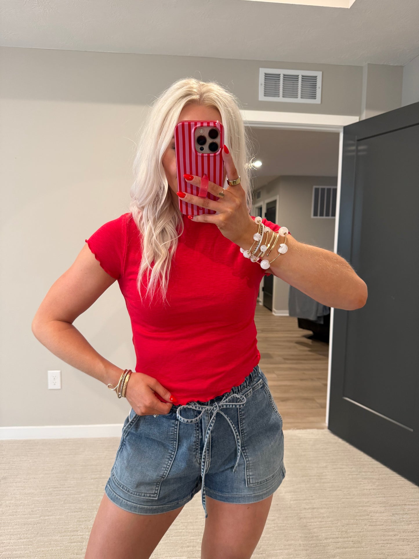 Sweet Whisper Ruffle Tee