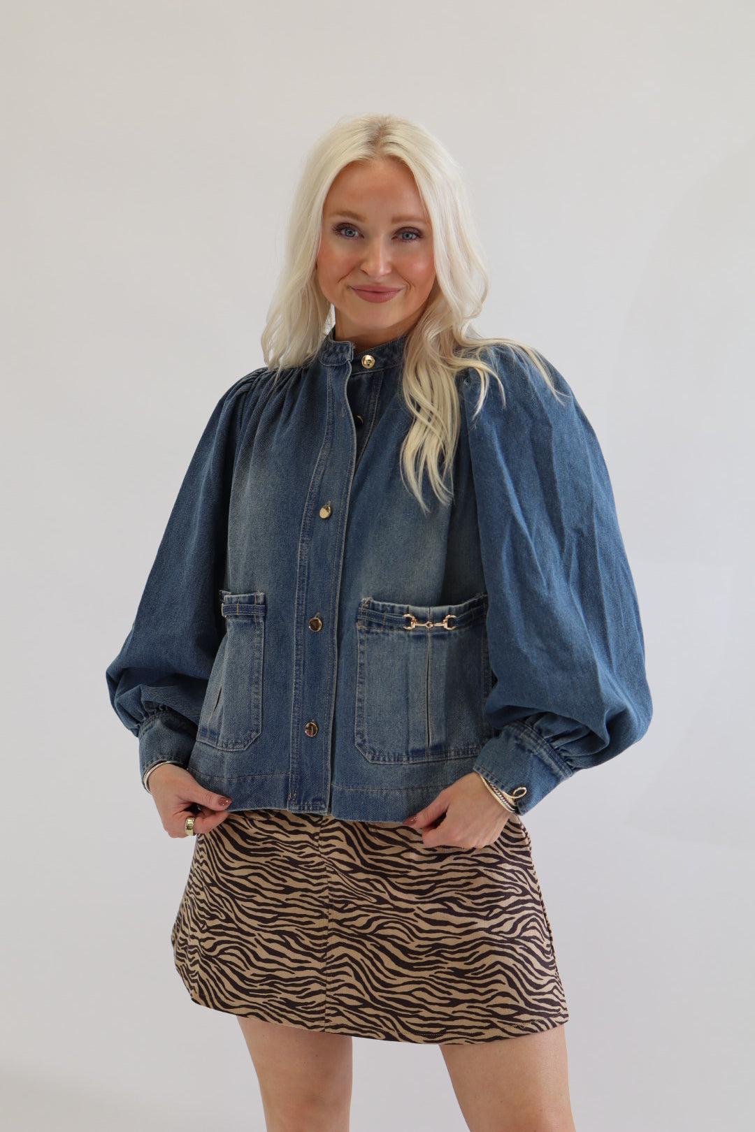 Dillion Denim Horsebit Jacket