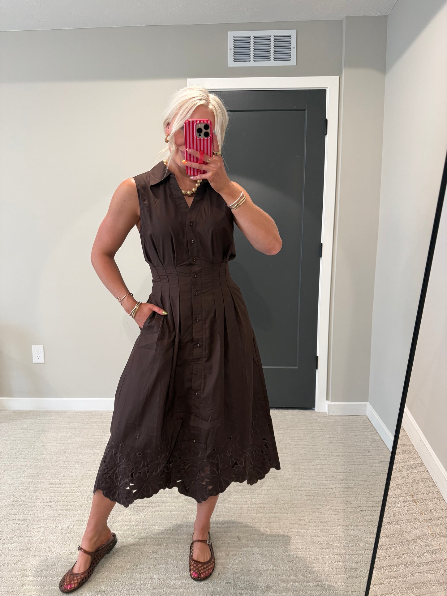 Callie Chocolate Midi