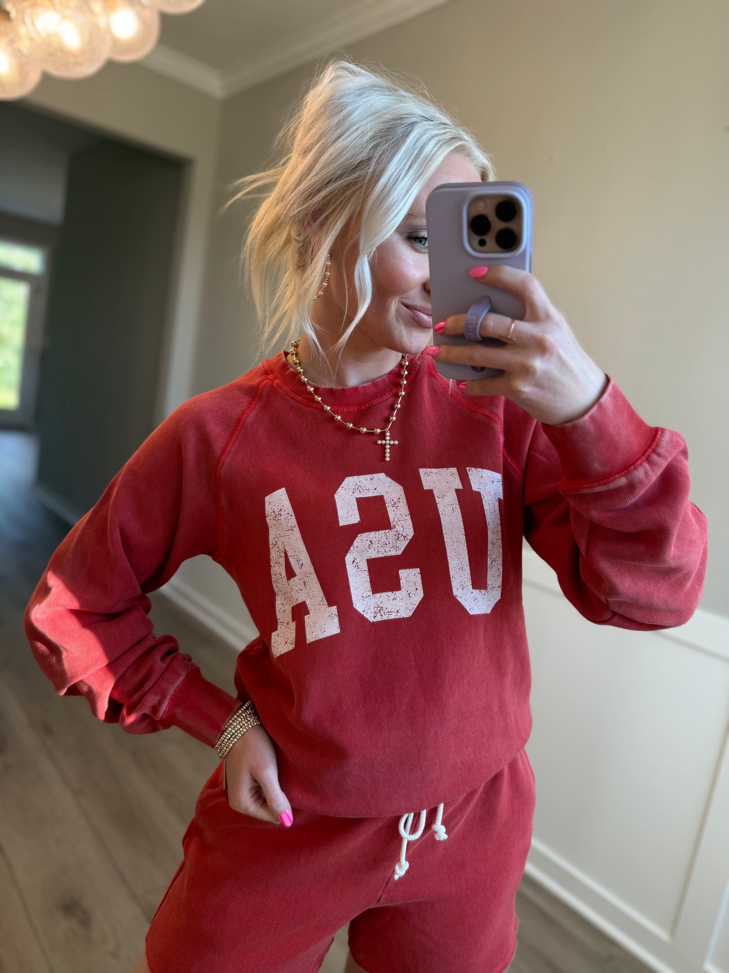 USA Red Short Set