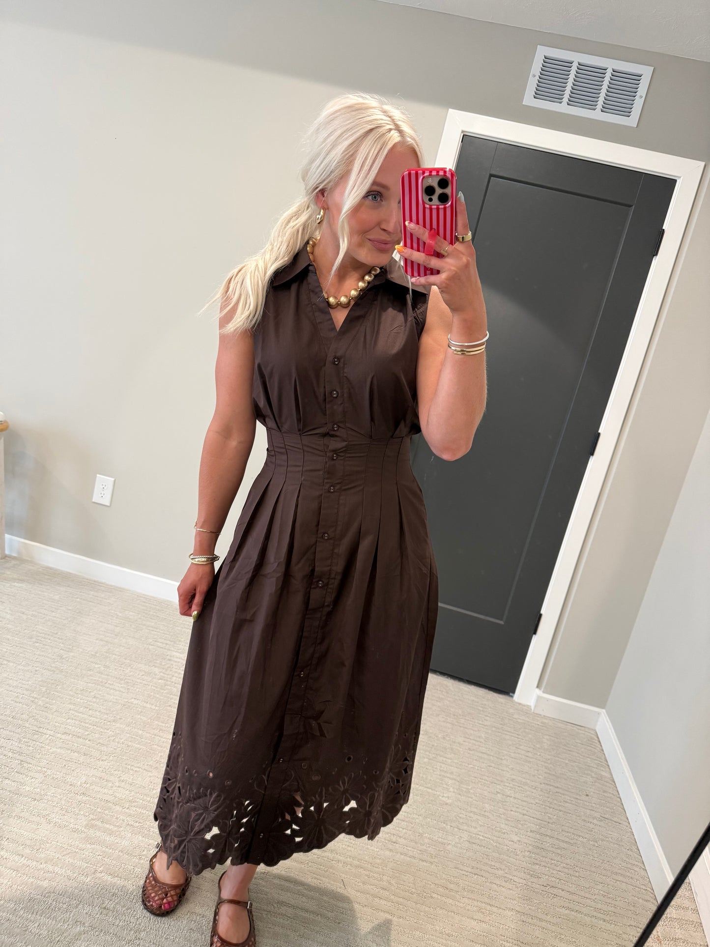 Callie Chocolate Midi