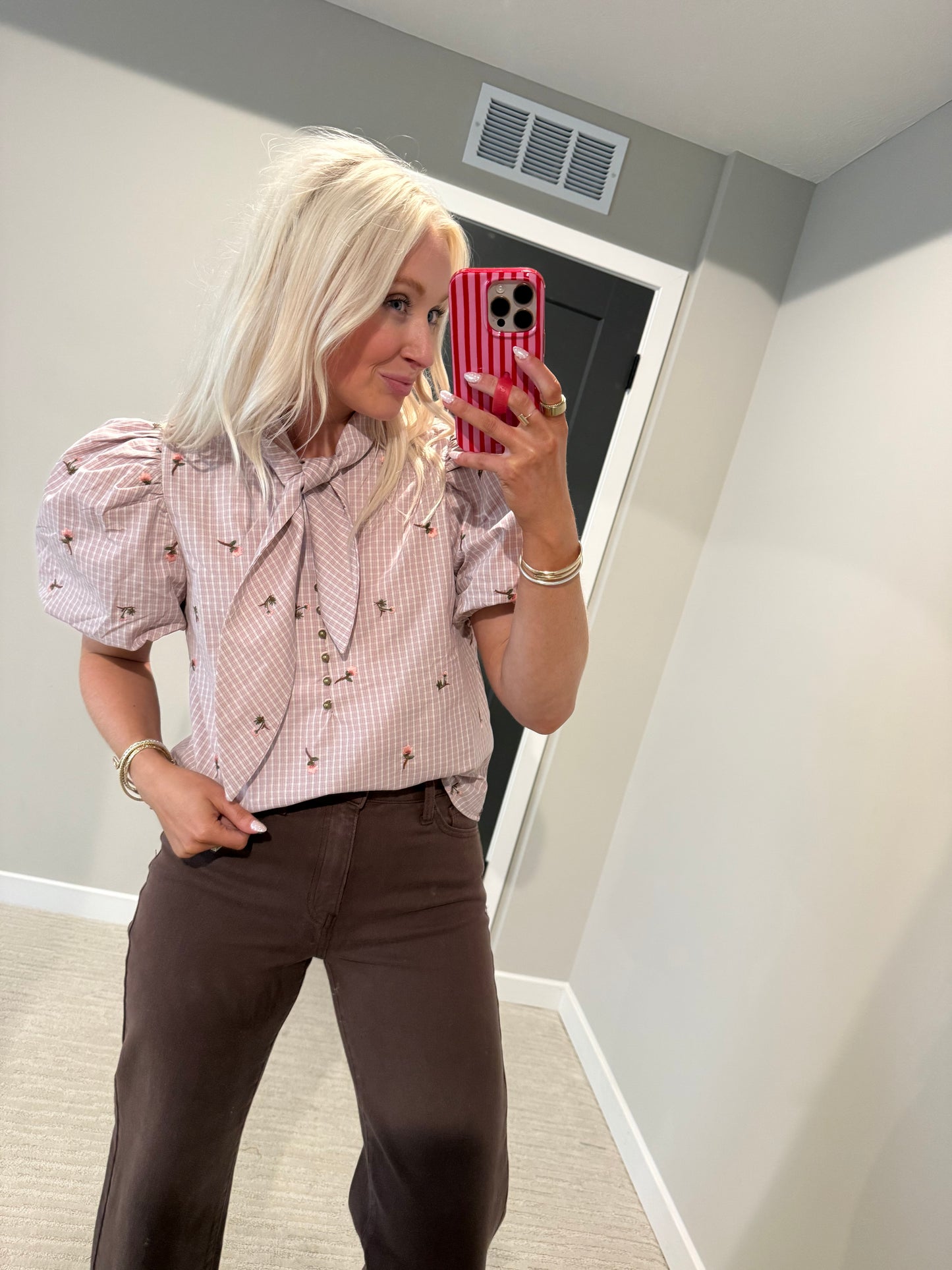 Rosalie Gingham Top