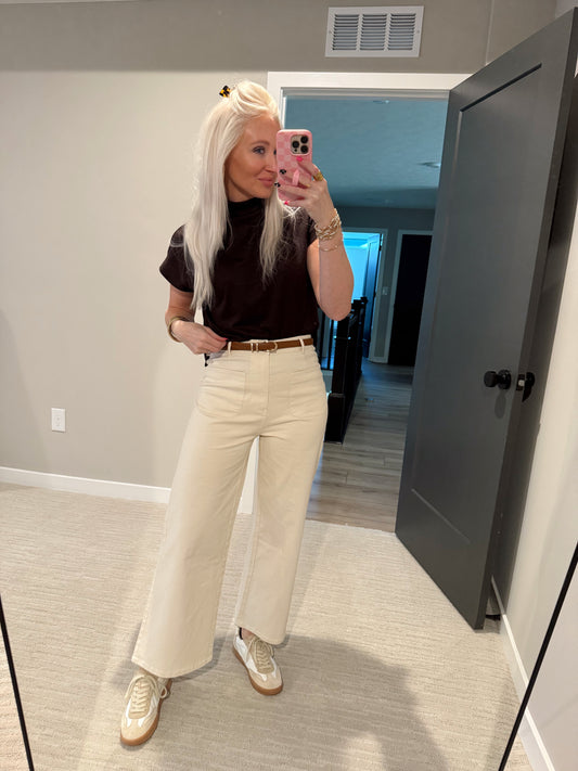 Ecru Pocket Pant