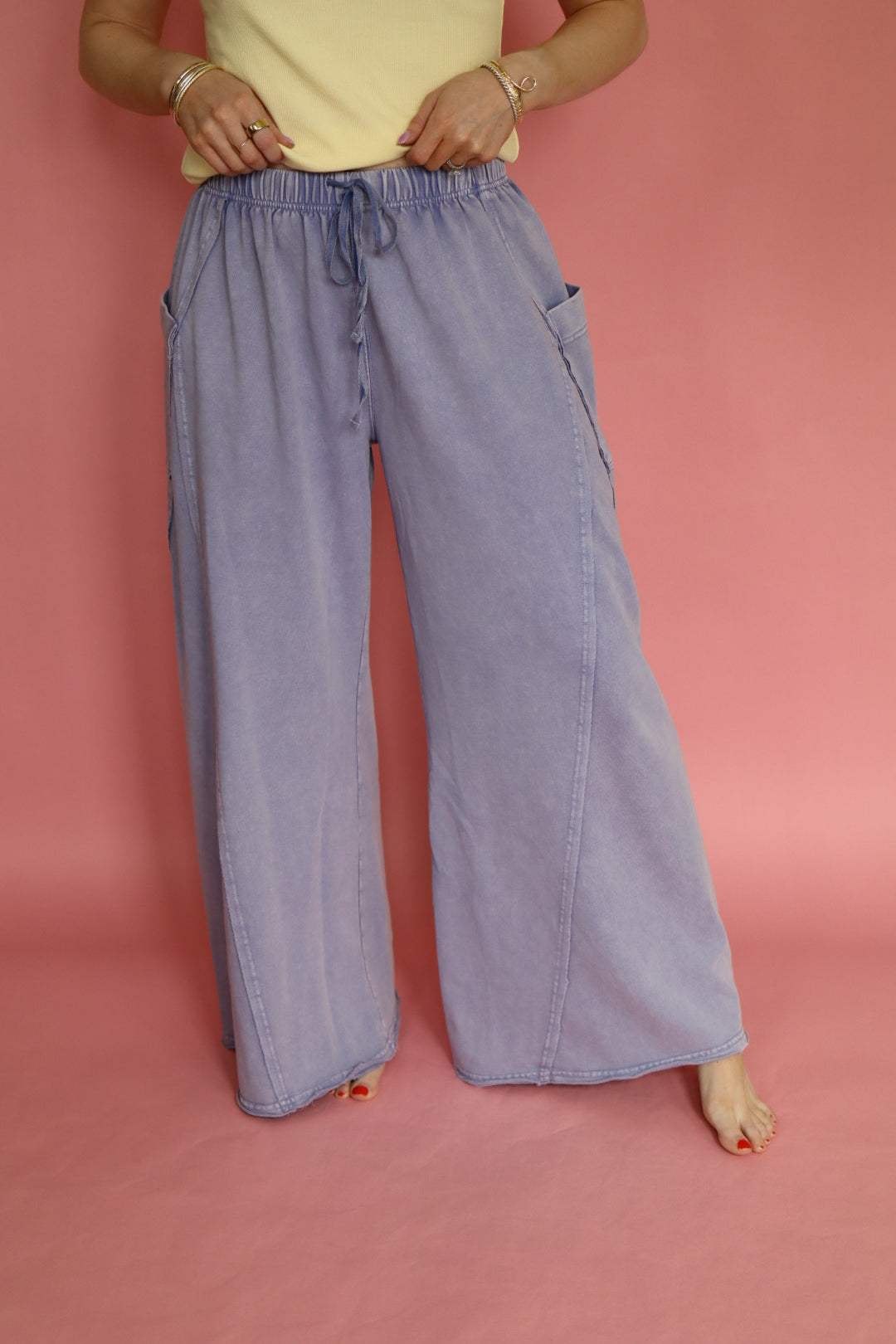 Lavender Mist Flowy Pant