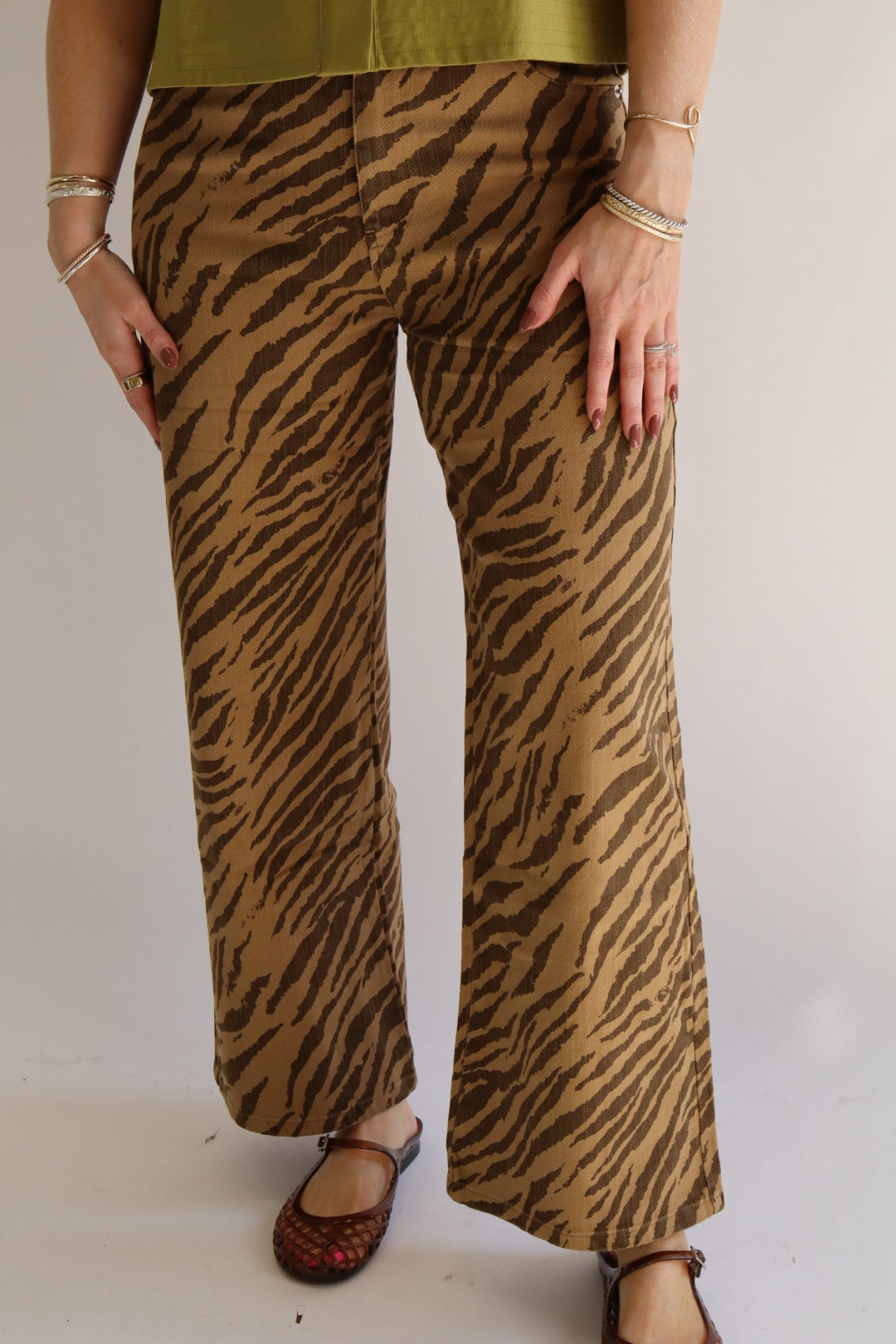 Zebra Denim Pant