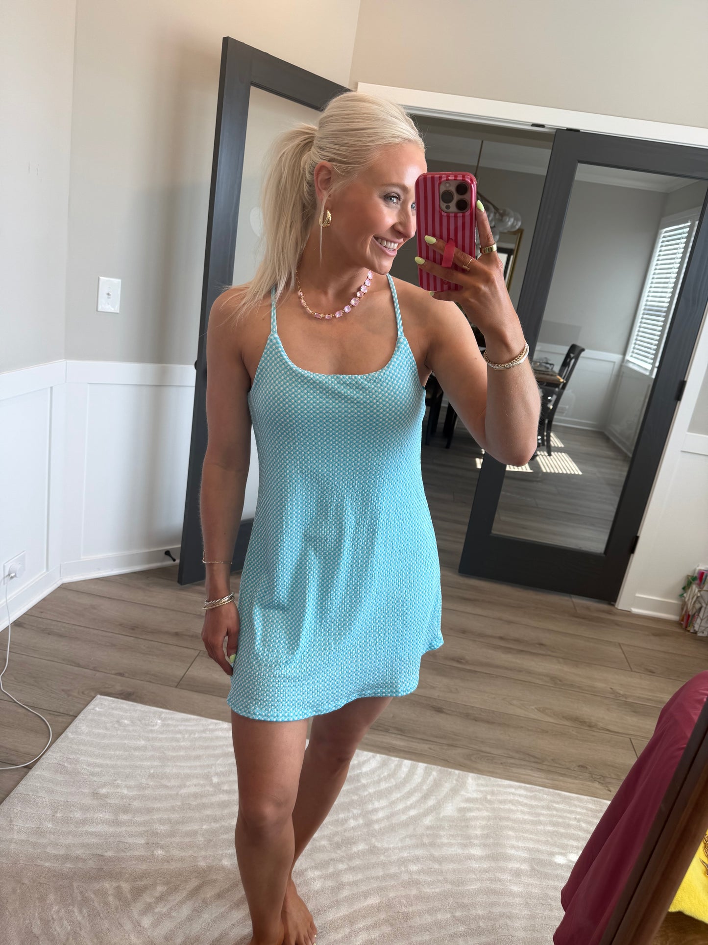 Blue Breeze Mini Skort Romper